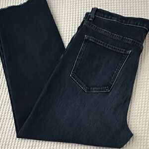 Banana Republic Premium Dark Wash Straight Jeans Size 32